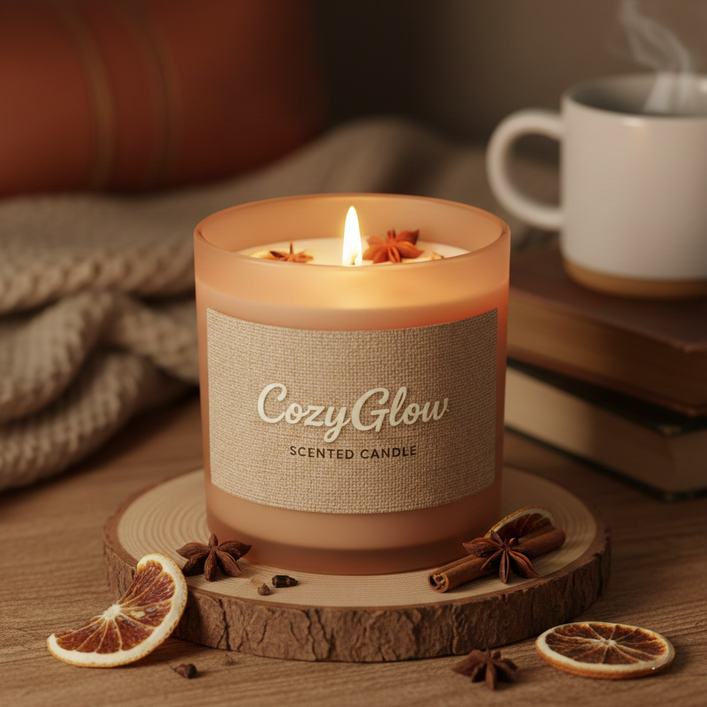 Bougie parfumée CozyGlow