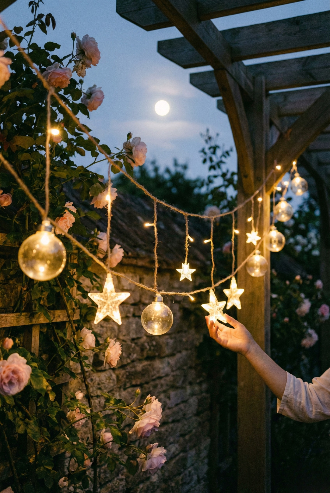 Guirlande lumineuse au clair de lune