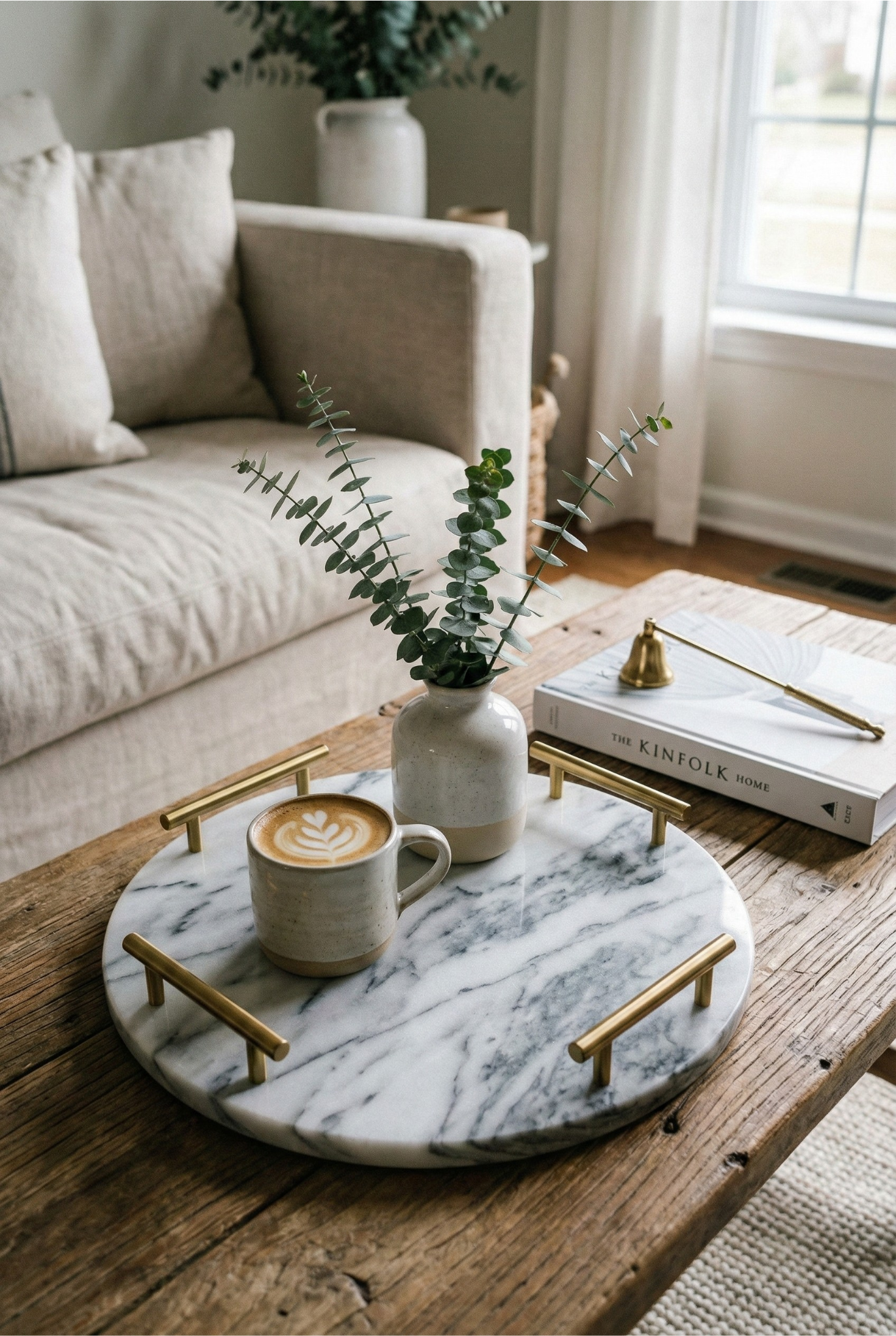 Plateau de table basse MarbleMist